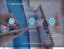 Tablet Screenshot of makemyclinic.com